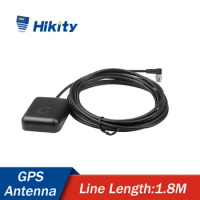 Hikity Car GPS Antenna SMA Connector 1.8M Cable GPS Receiver Auto Aerial Adapter For Navigation Car Radio Car Player Camera
