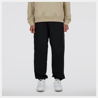 NEW BALANCE 長褲 NB 黑色 工裝口袋 縮口長褲 男 AMP41579BK