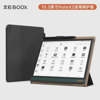 2022 New BOOX NoteX 2 10.3inch Holster Embedded Original Leather case Ebook Case Top Sell Black Cover For Onyx BOOX NoteX2