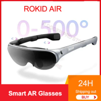 Rokid Air AR Smart Glasses Portable 120inch Large Screen with 1080P OLED Dual Display 43 FoV 55PPD Foldable Home Game Watching