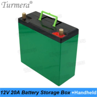 Turmera 12V 20Ah Uninterrupted Power Supply Battery Storage Box for 20*32700 3.2V Lifepo4 Battery and 56*18650 Lithium Batteries