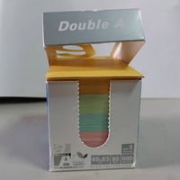 Double A 系列／彩色便條紙／60 x 83mm／600張(盒)