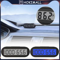 Jam Digital LED dashboard Mobil Blacklight Biru Dengan Termometer Untuk Dashboard Mobil Universal