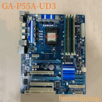 For GIGABYTE GA-P55A-UD3 Motherboard 16GB LGA1156 DDR3 Mainboard 100% Tested Fully Work