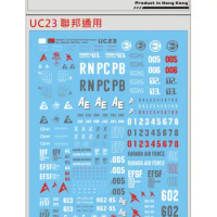 for MG 1/100 HG RG 1/144 PG 1/60 UC Universe Century EFSF Universal D.L Model Master Water Slide Detail up Decal Sticker UC23 DL