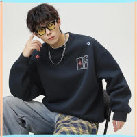 FF Áo thun dài tay unisex form rộng Sweater phong cách đường phố MW3994