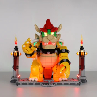 Building Blocks LED Light Kit For LEGO Ideas 71411 The Mighty Bowser(NOT Include the Model) LED Lighting Accessories Set DIY Toy