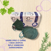 MASKER KN95 C CARE PRO EMBOSS 1 BOX ISI 20PCS