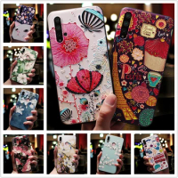 For huawei Nova 3i Case 3D Relief Floral Soft Silicone Back Cover For Huawei Nova 5T Phone Cases Nova3i 3 i 3e Y60 Y90 Y61 Cute