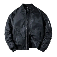 Autumn Winter MA1 Bomber Jacket Men Retro Oversize Windbreak Flight Pilot Coat Male Streetwear Varsity Y2K Clothes Outerwears