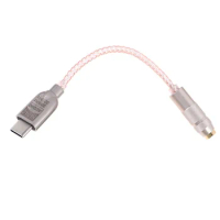 USB TypeC ALC5686 HiFi Portable Digital Audio Decoding Amp DAC Sound Card Type-C Hi-Fi Adapter Android Converter, 1PCS