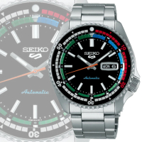 【SEIKO 精工】Seiko 5 Sports 55周年 SKX 現代詮釋版 復刻機械錶-黑42.5mm_SK028(SRPK13K1/4R36-15D0D)