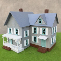 HO scale Dwelling house kit model 1/87 scale model buliding architecture material model train railroad layout