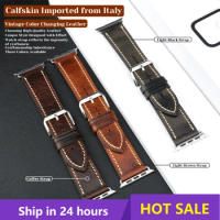 Original1:1 Cow Leather loop Bracelet Belt Band for Apple Watch 6 SE 5 4 42MM 38MM 44MM 40MM Strap for iWatch 6 5 4 Wristband