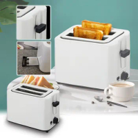 2 Slices Toaster Automatic Fast Heating Bread Toaster Household Breakfast Maker American Mini Toaster Breakfast Machine#db4