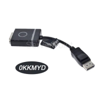 Well Tested KKMYD 0KKMYD CN-0KKMYD For Dell Display port Video Dongle DP To DVI Monitor AV Video Adapter Cable
