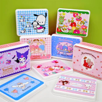 Kawaii Kuromi Storage Box Sanrioed Anime Cinnamoroll Basket Girl Heart Sweet Cute Bad Badtz-Maru Multi-Function Folding Kid Gift
