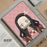 Kamado Nezuko Anime For Samsung Galaxy Tab S9 Lite 8.7 2021 Case SM-T220/T225 Tri-fold stand Cover Galaxy Tab S6 lite Tab S8 S7