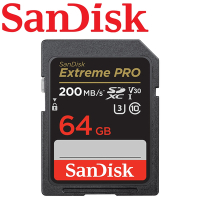 SanDisk Extreme Pro  64GB 200MB/s U3 SDXC UHS-I V30 記憶卡