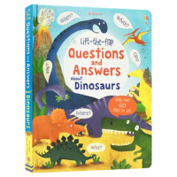 Usborne Questions And Answers About Dinosaurs, Children's aged 3 4 5 6, English Popular science picture books, 9781409582144