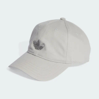 【adidas 愛迪達】帽子 運動帽 棒球帽 遮陽帽 BASEBALL CAP AC 灰 JC6029