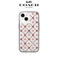 【COACH】iPhone 15 MagSafe 手機殼 小茶花(磁吸 iPhone14 / 13可共用)
