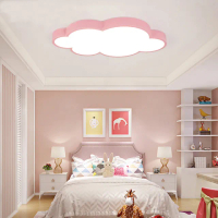 【H&amp;R 安室家】棉花雲朵 智能LED吸頂燈ZA0210(附遙控器可調明暗及色溫)