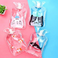 紳士貓透明PVC注水型熱水袋【BlueCat】【JI1947】