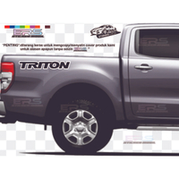 stiker mobil triton 2 warna sticker terbaru mitsubishi cutting stiker