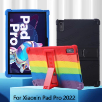 Case For Lenovo Tab P11 Pro Gen2 TB138FC/ TB-132FU 11.2inch Cover For Xiaoxin Pad Pro 2022 Soft Silicone Adjustable Stand Shell