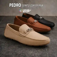 PEDRO SEPATU LOAFER PRIA ORIGINAL PANSUS KULIT PM177 39