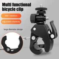 Bicycle Camera Mount Bike Motorcycle Handlebar Handle Bar Tripod Clip Adapter Action Camera Part For Gopro Hero 7 6 5 4 3