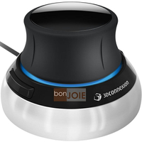 ::bonJOIE:: 美國進口 新款 3Dconnexion 3DX-700059 有線 3D 移動控制器 SpaceMouse 3D Mouse CAD 繪圖 旋鈕控制器 3D Navigation