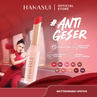 Hanasui Mattedorable Lipstick - Anti Geser Formula  Smudgeproof Transferproof Long Lasting Tahan Lam