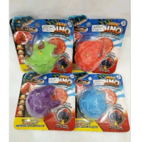 mainan anak edukasi motorik tangan pencet squishy skuisi sekuisi dinosaurus dino head squeeze (89972