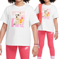 Nike G Nsw Photo Tee 童裝 女童 大童 寬鬆 運動 休閒 短袖 HQ2337-100