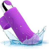 Swaloo Waterproof Mini Bullet Vibrator，G-spot Vibrator Clitoral Vibrator - with 10 Modes Vibrating Nipple Stimulator Great for