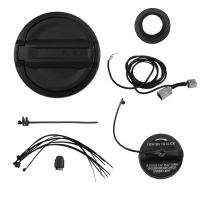 Black Electric Fuel Tank Cover Fuel Tank Cap Cover Accessories for Jeep Wrangler JL 2018-2022