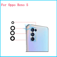 10pcs / Lots For OPPO Reno5 Reno 5 Pro Plus F Lite 4G 5G Back Rear Camera Glass Lens Cover Replacement Cover