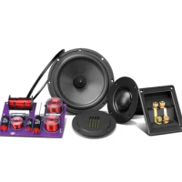 Hi-Fi HiVi Swans 6.5 inch deep bass 3-way 4-order inverting Bookshelf Speaker DIY 3.1 kit for home t