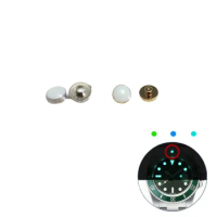 1 Pcs Clean V6 Sapphire Top-Ring Luminous Dot Bead Repair Parts Accessories for Watch Seiko Rlx Submariner SUB