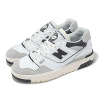 【NEW BALANCE】休閒鞋 550 男鞋 女鞋 白 黑 灰 復古 Grey Days(BB550GWB-D)