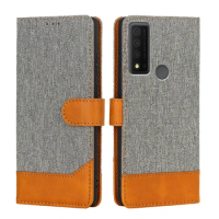 Original Stand Wallet Phone Case For TCL 20 AX Flip Cover For Carcasas TCL 20 R 5G T767H Bremen 5G Coque Phone Accessories Etui