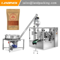 10g~2500g Dried Paprika Stand Up Pouch Filling And Sealing Machine