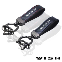 for Toyota wish car Key chain Rings carbon keychain