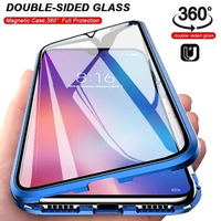 Phone Shell For OnePlus Nord N20 SE N200 N20 5G 360° Full Magnetic Flip Double Sided Tempered Glass Cover Fundas Phone Case