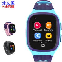 Children's smart positioning watch fully compatible with boys, girls, elementary school students, 4g children's phone watch, wat