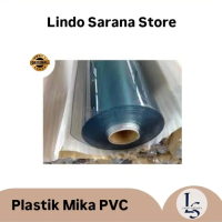 plastik mika lentur bening 0.60mm x 137cm x 1 roll (Tiray curtain )