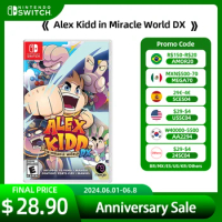 Nintendo Switch Game Deals - Alex Kidd in Miracle World DX - Original Physical Game Card for Nintendo Switch OLED Switch Lite