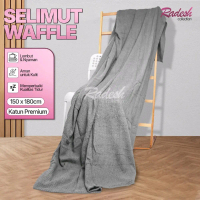 Selimut waffle Katun Rajut
